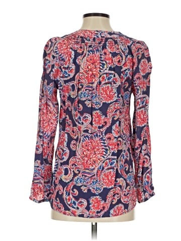 Lilly Pulitzer Long Sleeve Silk Top (view 2)