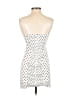 Blue Blush 100% Polyester Polka Dots White Cocktail Dress Size S - photo 2