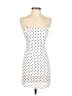 Blue Blush 100% Polyester Polka Dots White Cocktail Dress Size S - photo 1