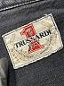 Trussardi 100% Cotton Black Denim Jacket Size Med - Lg - photo 6