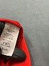 Ivory Solid Red Casual Dress Size S - photo 8