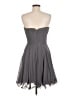 Bill Levkoff 100% Polyester Solid Gray Cocktail Dress Size 8 - photo 2