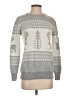 Unbranded 100% Acrylic Fair Isle Gray Pullover Sweater Size S - photo 1