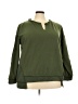 Bibi Green Pullover Sweater Size 2X - photo 1