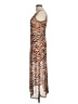 Louna Animal Print Brown Cocktail Dress Size M - photo 5