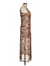 Louna Animal Print Brown Cocktail Dress Size M - photo 4