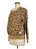 H&M Animal Print Brown Pullover Sweater Size Med Maternity - photo 1