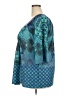 One World Teal 3/4 Sleeve Blouse Size 3X - photo 5
