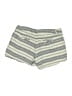 St. Tropez West 100% Linen Stripes Gray Shorts Size 4 - photo 2
