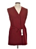Zara Burgundy Vest Size S - photo 1