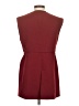 Zara Burgundy Vest Size S - photo 2