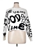 Shein Curve 100% Polyester Print White Pullover Sweater Size 1X - photo 1