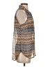 Daniel Rainn 100% Polyester Chevron-herringbone Brown Sleeveless Blouse Size S - photo 4