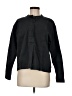 Gap 100% Cotton Solid Black Long Sleeve Blouse Size M - photo 1
