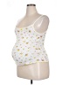 Assorted Brands 100% Cotton Yellow White Tank Top Size 16 Maternity - photo 1