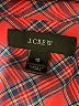 J.Crew 100% Cotton Plaid Red Long Sleeve Button-Down Shirt Size 10 - photo 7