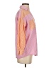 Rahi Color Block Orange 3/4 Sleeve Button-Down Shirt Size XS - photo 4