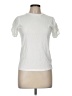 Topshop Ivory Short Sleeve Turtleneck Size 6 - photo 1