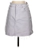 BCBGeneration Solid Gray Denim Skirt Size XS - photo 1