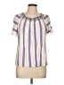 Daniel Rainn 100% Rayon Ivory Short Sleeve Blouse Size L - photo 1