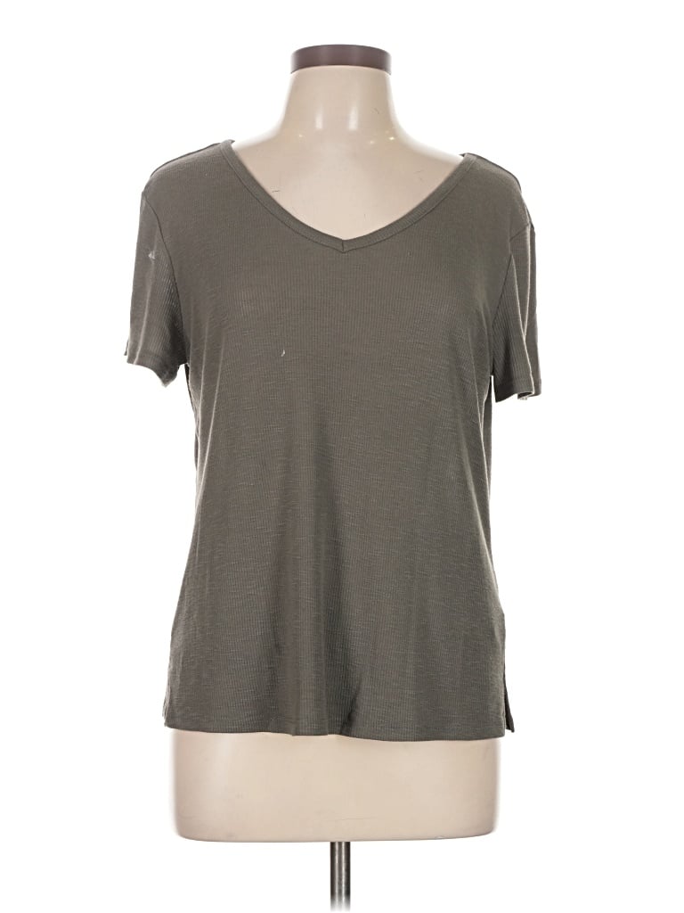 Pre-owned 24/7 Maurices Short Sleeve T-shirt In Gray