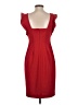 Calvin Klein Solid Red Cocktail Dress Size 4 - photo 2