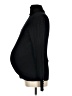 ee:some 100% Viscose Black Turtleneck Sweater Size M - photo 5