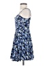 Talula 100% Rayon Floral Blue Cocktail Dress Size 0 - photo 5