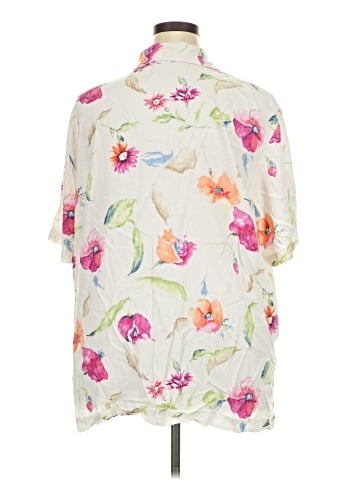 Elisabeth by Liz Claiborne Short Sleeve Blouse (view 2)