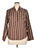 Unbranded Stripes Brown Long Sleeve Blouse Size XL - photo 1