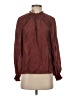 Caballero Brown Long Sleeve Blouse Size XS - photo 1
