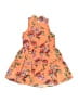 Unbranded 100% Polyester Print Orange Dress One size (toddler) - photo 2