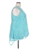 Fever 100% Polyester Teal Sleeveless Blouse Size XXL - photo 4