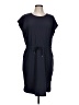 T by Talbots Solid Blue Casual Dress Size L (petite) - photo 1