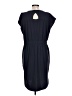 T by Talbots Solid Blue Casual Dress Size L (petite) - photo 2