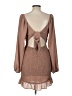 Le Lis 100% Polyester Brown Cocktail Dress Size L - photo 2