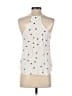 Japna 100% Viscose Stars Ivory Sleeveless Blouse Size XS - photo 2