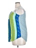 Zac & Rachel 100% Polyester Blue Sleeveless Blouse Size XL - photo 5