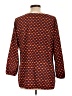 Merona 100% Polyester Orange 3/4 Sleeve Blouse Size L - photo 2