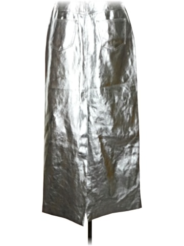 MNG Faux Leather Skirt (view 2)
