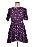 Falls Creek Purple Short Sleeve Top Size L - photo 1