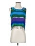 Key Lime Pie 100% Rayon Blue Sleeveless Blouse Size S - photo 1