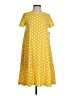 Lularoe Polka Dots Yellow Casual Dress Size XXS - photo 1
