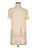 The Kooples Ivory Short Sleeve Top Size Sm (1) - photo 1