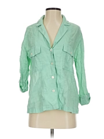 J.Crew 3/4 Sleeve Button-Down Shirt (view 1)