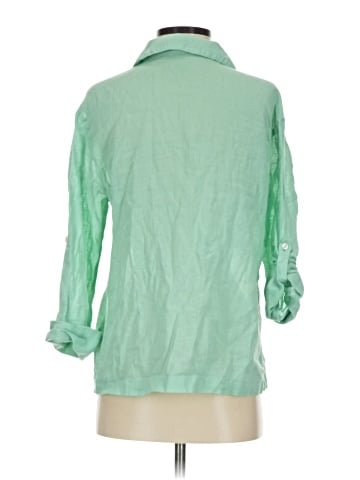 J.Crew 3/4 Sleeve Button-Down Shirt (view 2)