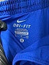 Nike 100% Polyester Color Block Blue Athletic Shorts Size S - photo 3