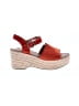 Universal Thread 100% Leather Orange Wedges Size 8 1/2 - photo 1