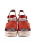 Universal Thread 100% Leather Orange Wedges Size 8 1/2 - photo 2
