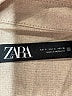 Zara Tan Long Sleeve Blouse Size S - photo 7